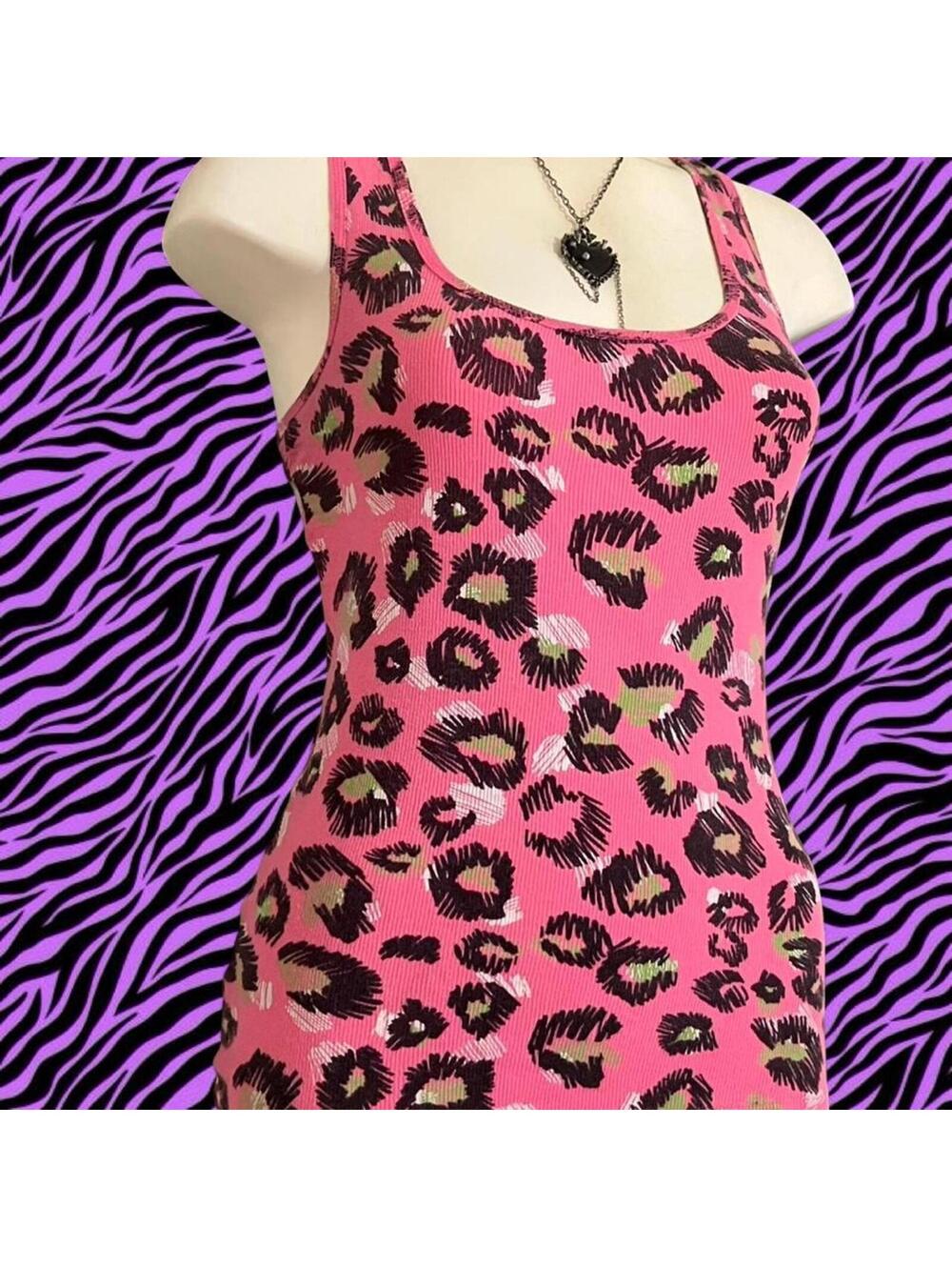Ocean Pacific Women's Pink and Multi Vests-tanks-cami